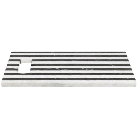 Marceau Black/White Striped Serving Board