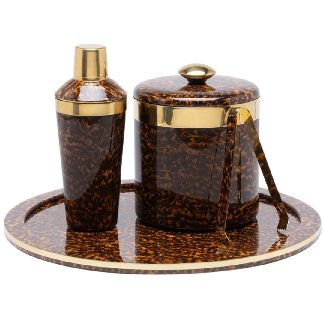 Maximilian Faux Tortoise/Gold Bar Collection