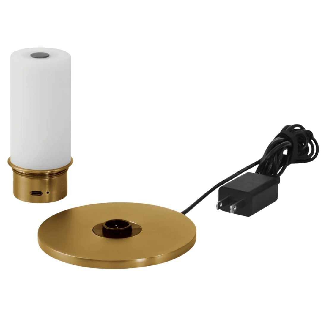 Meandro White Cordless Table Lamp