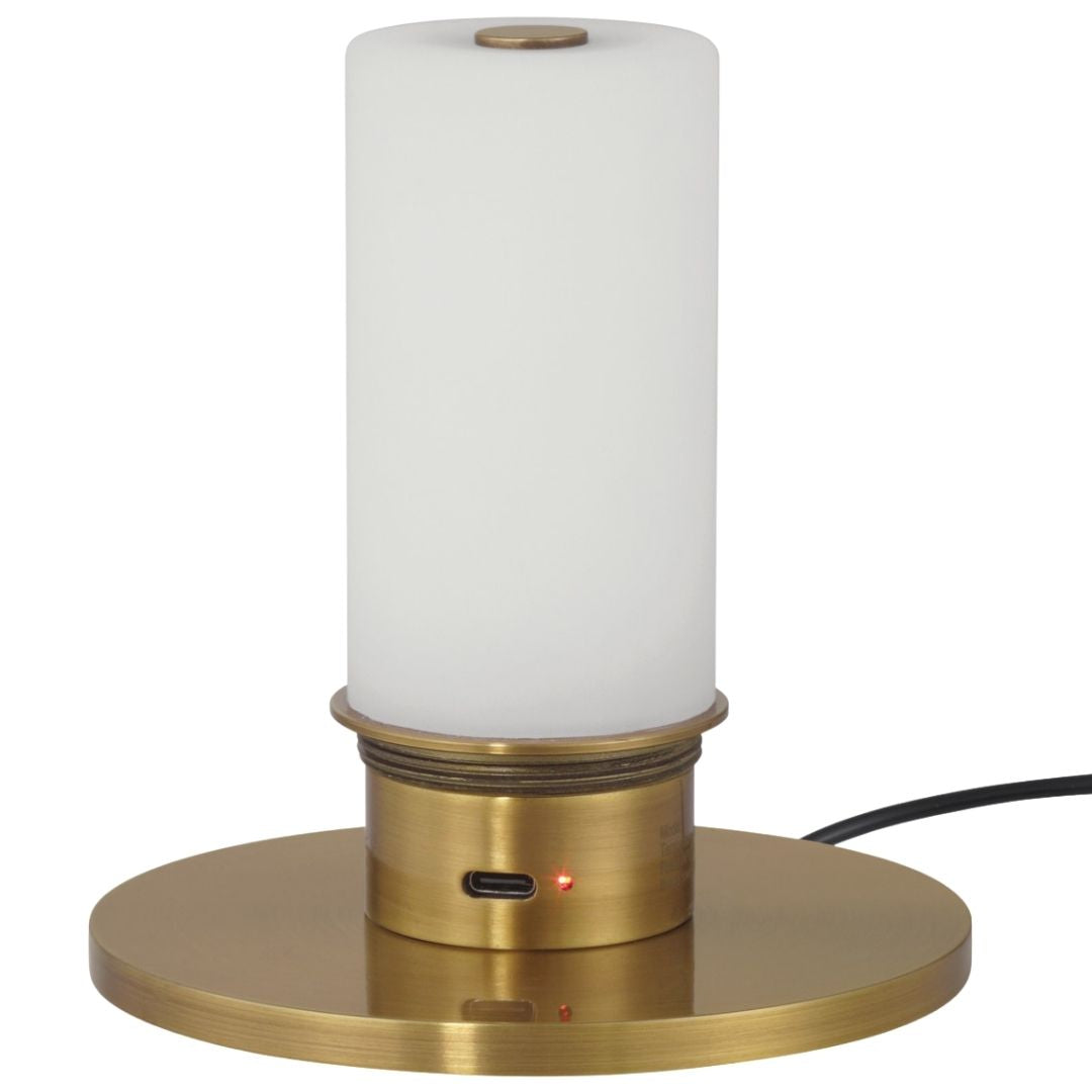 Meandro White Cordless Table Lamp