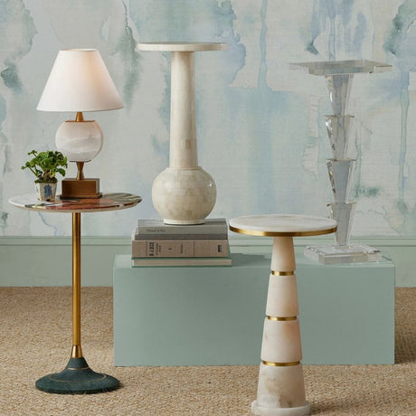 Meandro White Cordless Table Lamp