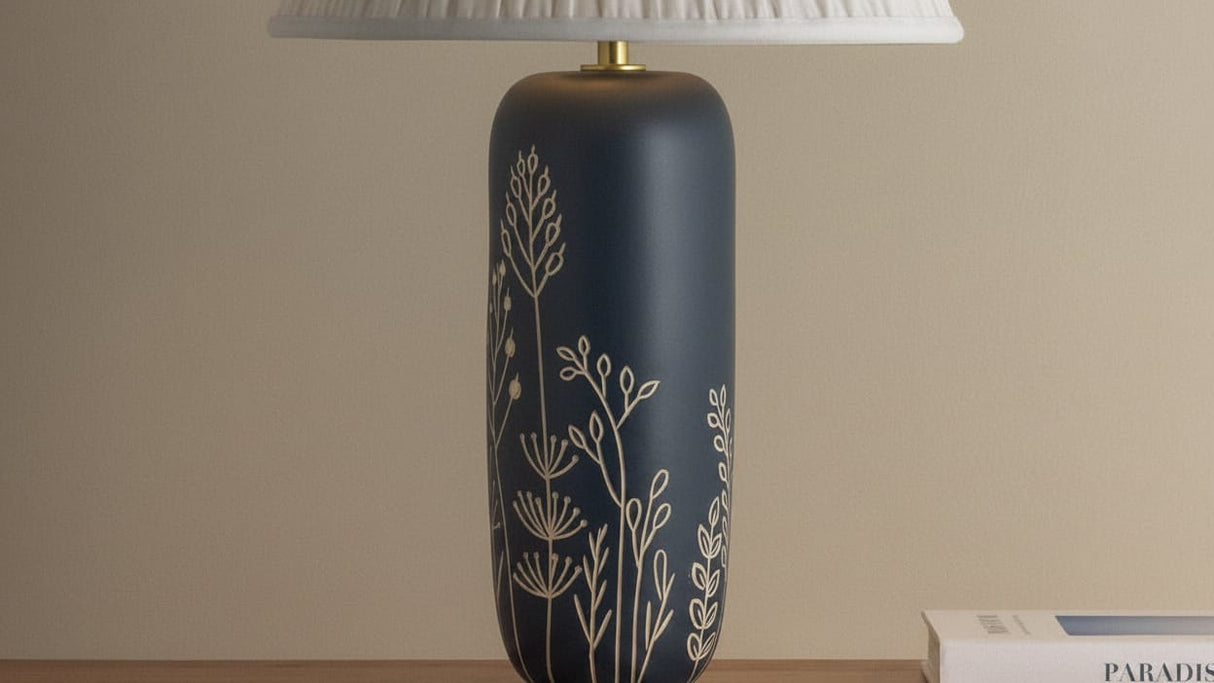 Etta Table Lamp Table + Desk Lamps HL1206201-AGB/CBL 197292812333