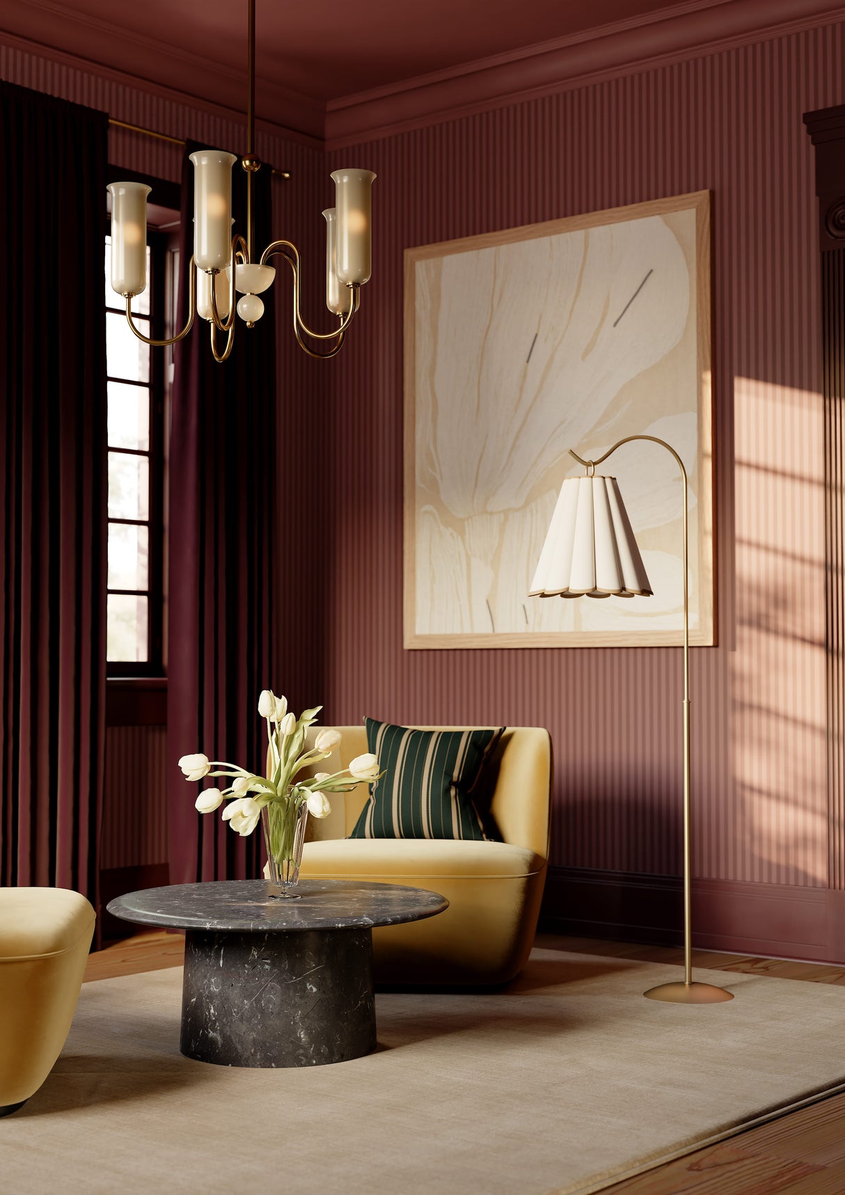 Eula Floor Lamp Floor Lamps HL1164401-PBR 197292794226