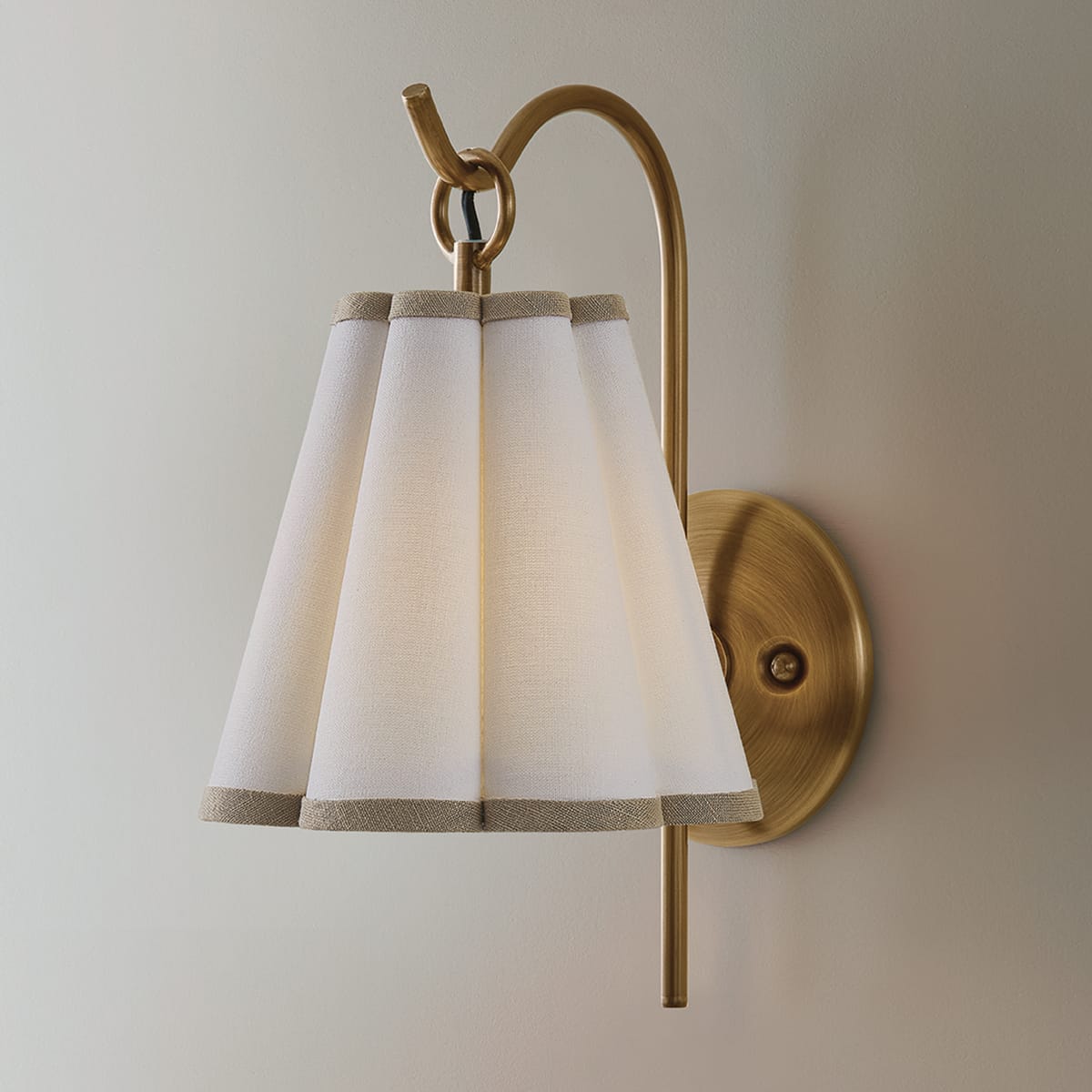 Eula Wall Sconce Sconces H1164101-PBR 197292793502