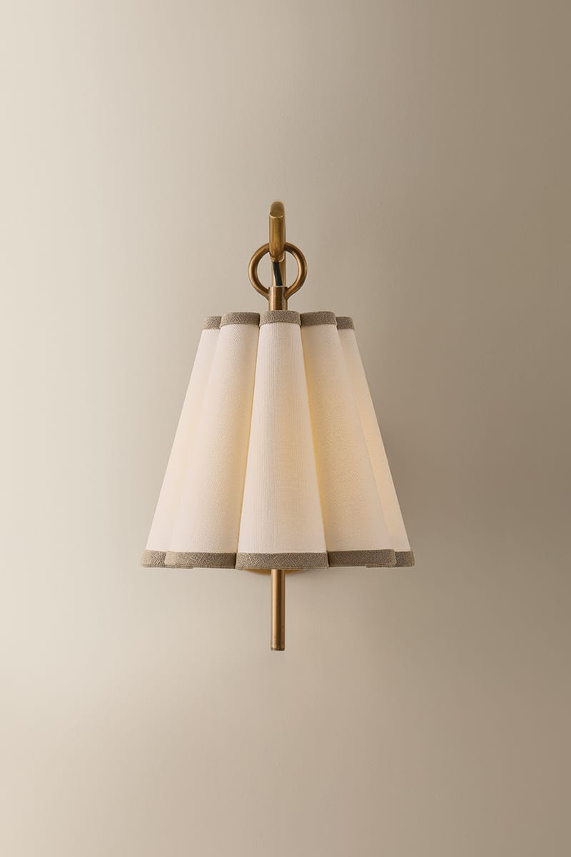 Eula Wall Sconce Sconces H1164101-PBR 197292793502