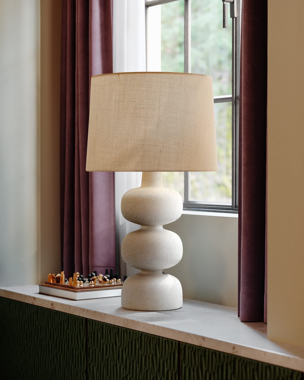 Talita Table Lamp Table + Desk Lamps HL934201-AGB 806134978853