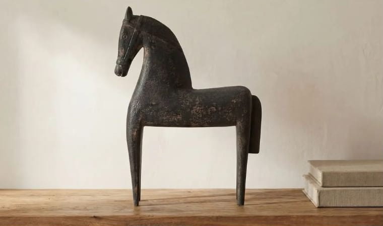 Gallant Wooden Sculpture Sculptural Objects PZ-1013-02 840331844054
