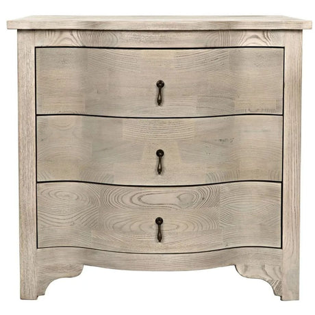 Curved Front Side Table Nightstands + Bedside Tables GTAB290VGR 00842449107489