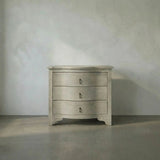 Curved Front Side Table Nightstands + Bedside Tables GTAB290VGR 00842449107489