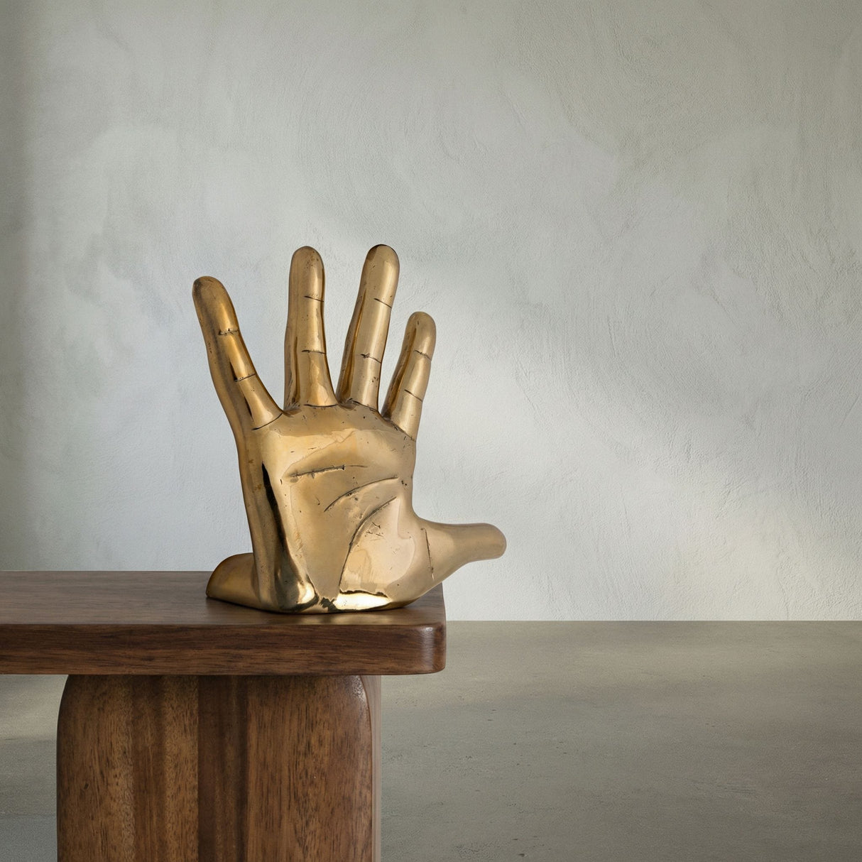 Noir Brass Wall Hand Sculptural Objects AB-231BR-store