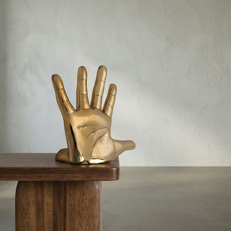 Noir Brass Wall Hand Sculptural Objects AB-231BR-store