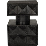 Kingston Side Table Nightstands + Bedside Tables GTAB9023BKW 00842449138551