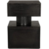 Kingston Side Table Nightstands + Bedside Tables GTAB9023BKW 00842449138551