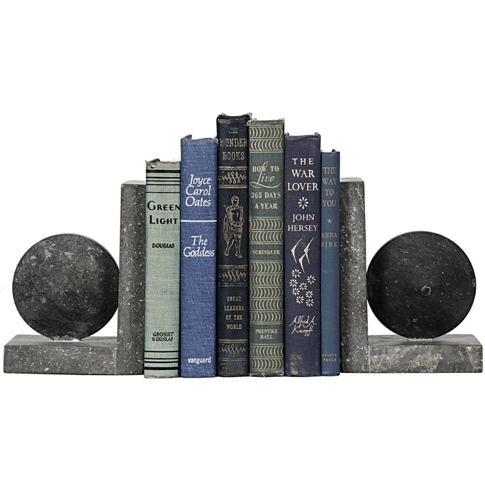 Marble Bookends Books + Bookends AM-146BM 00842449101630