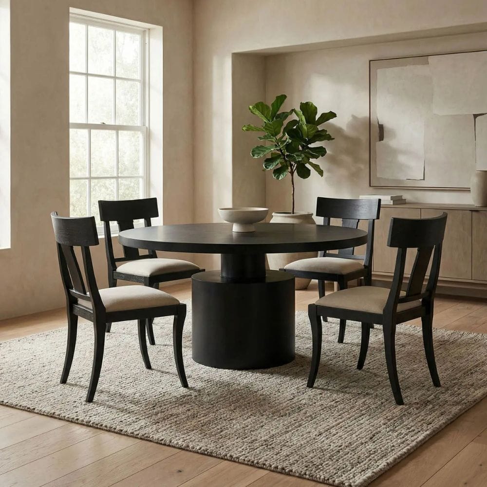 Marlow Dining Table Dining Tables GTAB488MTB 00842449108110