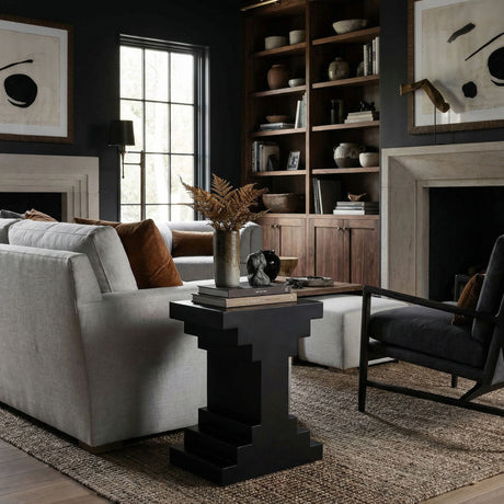 Melbourne Side Table Side Tables GTAB9026BKW 00842449138582