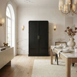 Tresor Hutch Bookcases, Tall Cabinets + Shelving GHUT152MTB 00842449132870