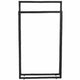Halsey Freestanding Towel Rack Towel Racks + Towels 06HALS-BLK-TRFS20X36