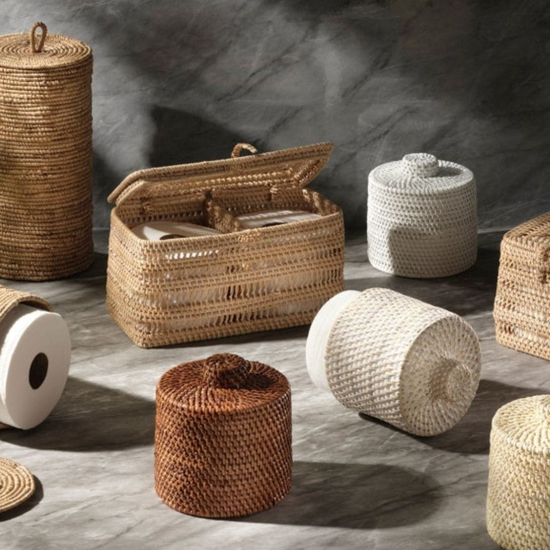 Reed Toilet Paper Holder Bath Accessories