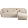 Indie Boucle 2-Piece Cream L-Shaped Sectional