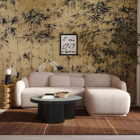 Indie Boucle 2-Piece Cream L-Shaped Sectional