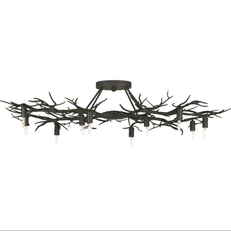 Rainforest Bronze Semi-Flush Mount