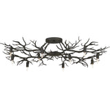 Rainforest Bronze Semi-Flush Mount
