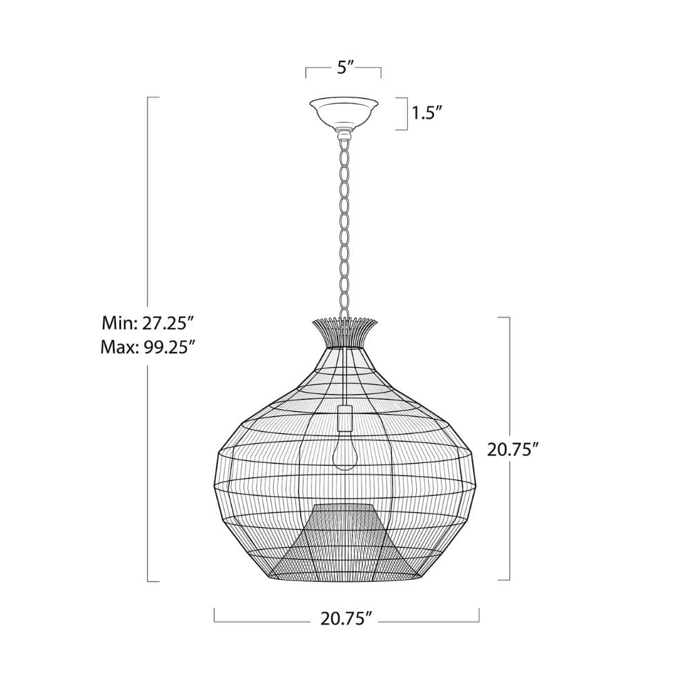 Cupola Pendant Pendants 16-1570BRS