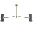 Gable Linear Chandelier Chandeliers 16-1572STB