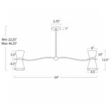 Gable Linear Chandelier
