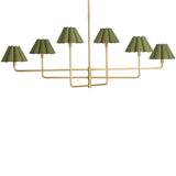 Polly Chandelier 16-1454NB-GRN