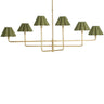Polly Chandelier 16-1454NB-GRN