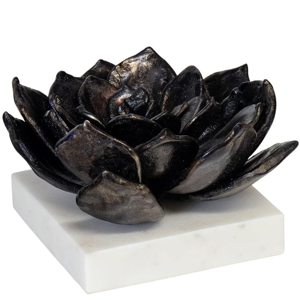 Succulent Sculpture Sculptural Objects 20-1483BLKZ