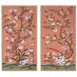Russet Terrace Framed Silk Panel Pair Wall Art RST-675-311
