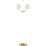 Sirocco Brass Floor Lamp