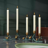 Bernadette Antique Gold Patina Candle Holder