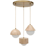 Marzia 3-Light Chandelier Chandeliers