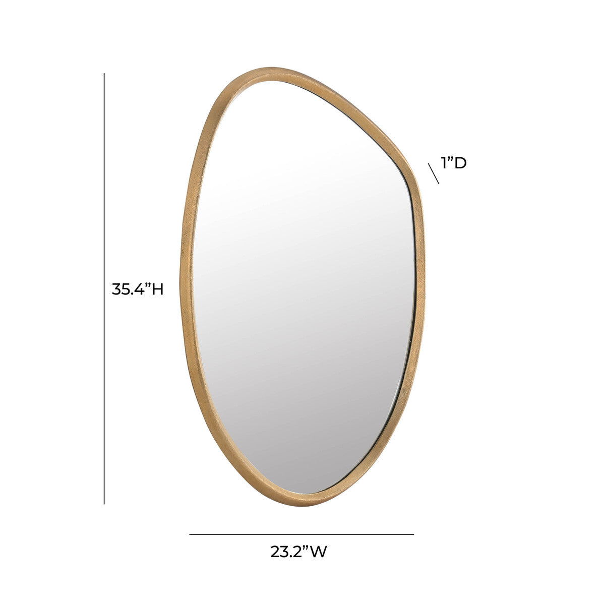 Hollis Gold Wall Mirror