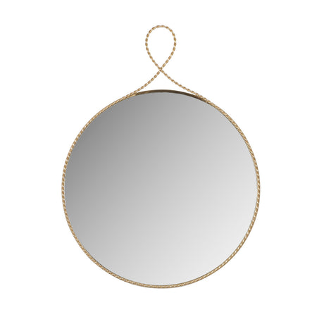 Ravina Braided Brass Wall Mirror