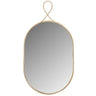 Charlotte Braided Brass Wall Mirror