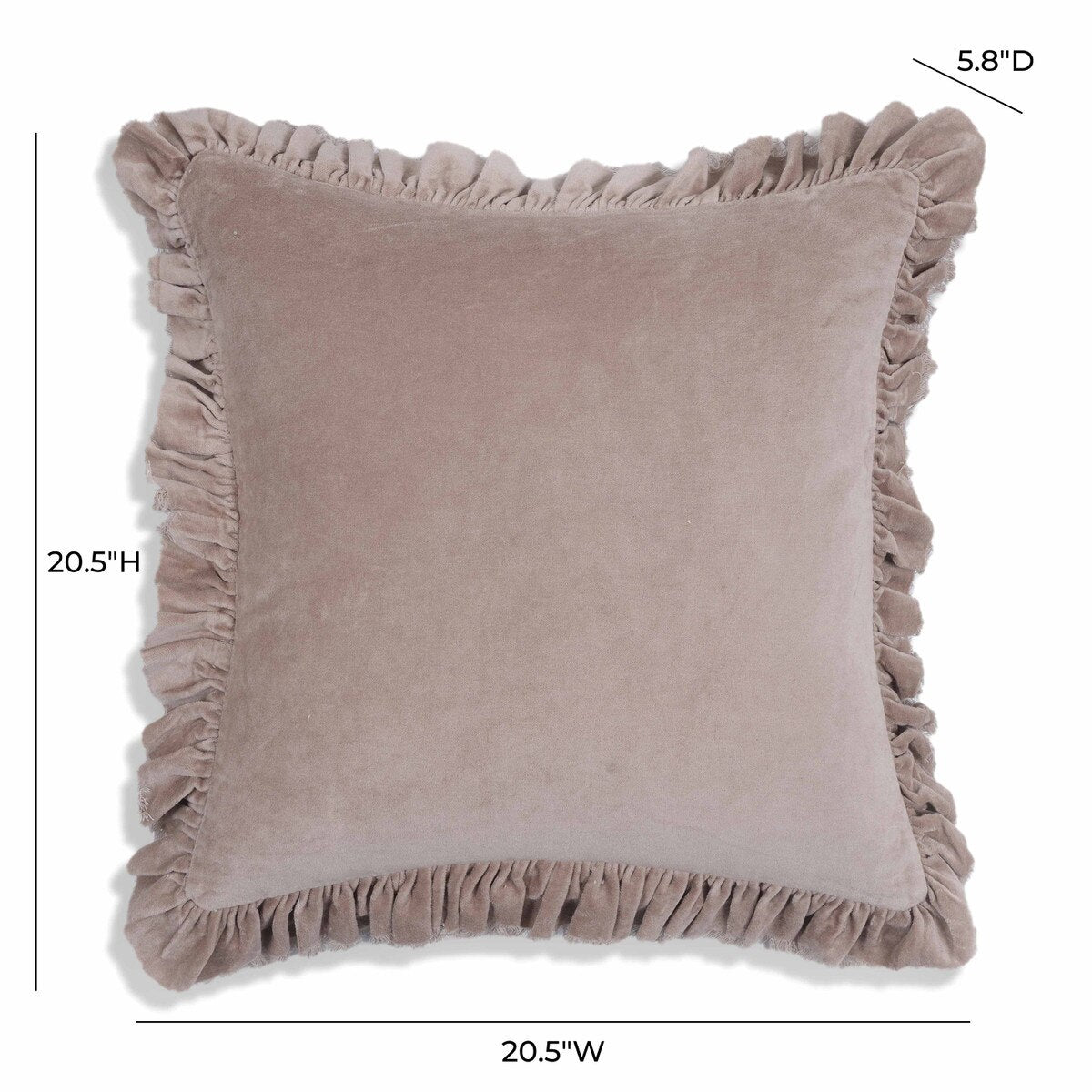 Valencia Distressed Velvet Pillow