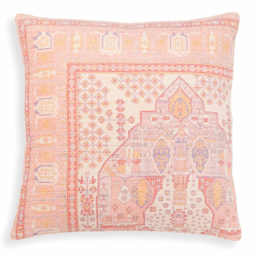 Persian Pink Square Accent Pillow