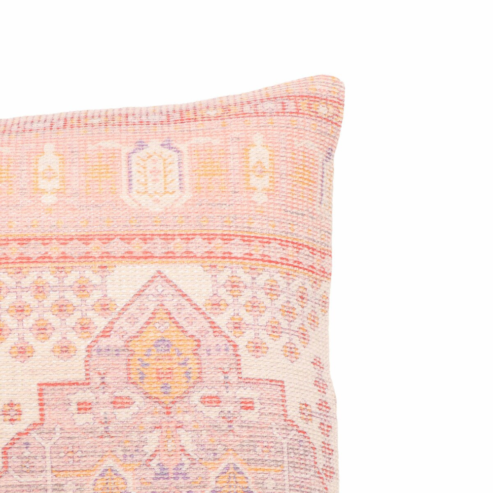 Persian Pink Square Accent Pillow