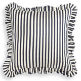 Valencia Striped Ruffle Pillow