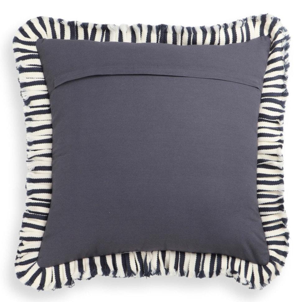 Valencia Striped Ruffle Pillow