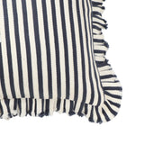 Valencia Striped Ruffle Pillow