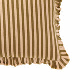 Valencia Striped Ruffle Pillow