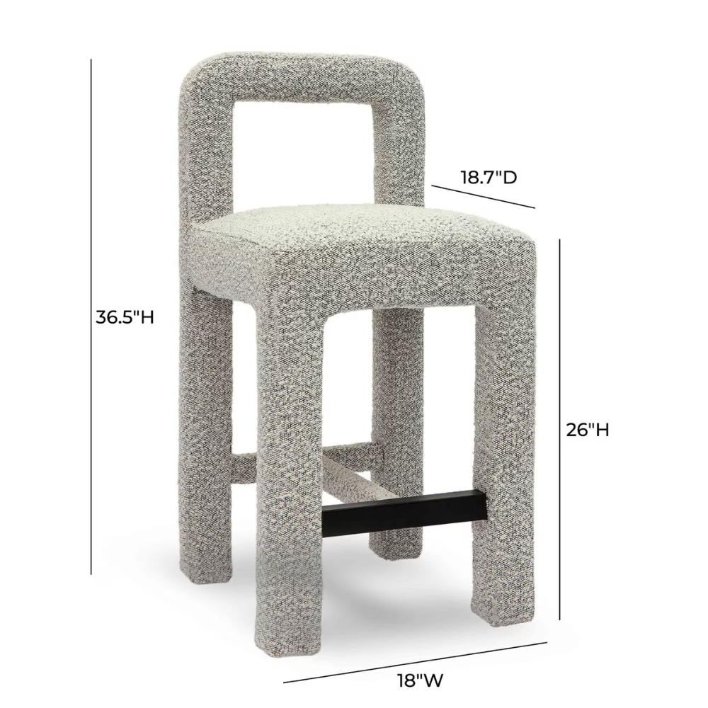 Sable Boucle Counter Stool