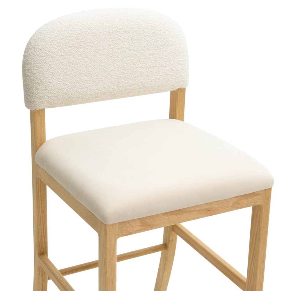 Celia Performance Velvet Counter Stool