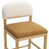 Celia Performance Velvet Counter Stool